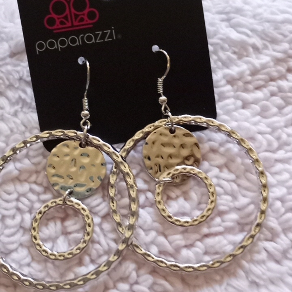 Mojave Metal Art Silver Earrings